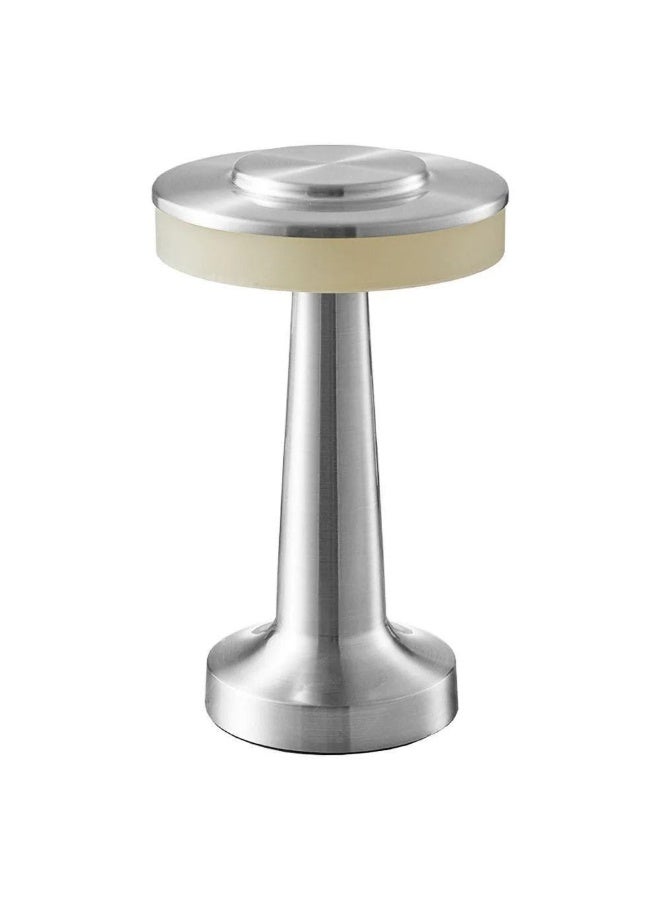 NIBEMINENT Portable LED Table Lamp with Touch Sensor, 3-Levels Brightness, Rechargeable Battery Up to 48 Hours Usage, Night Light for Kids Nursery, Nightstand Lamp, Bedside Lamp - Image 1